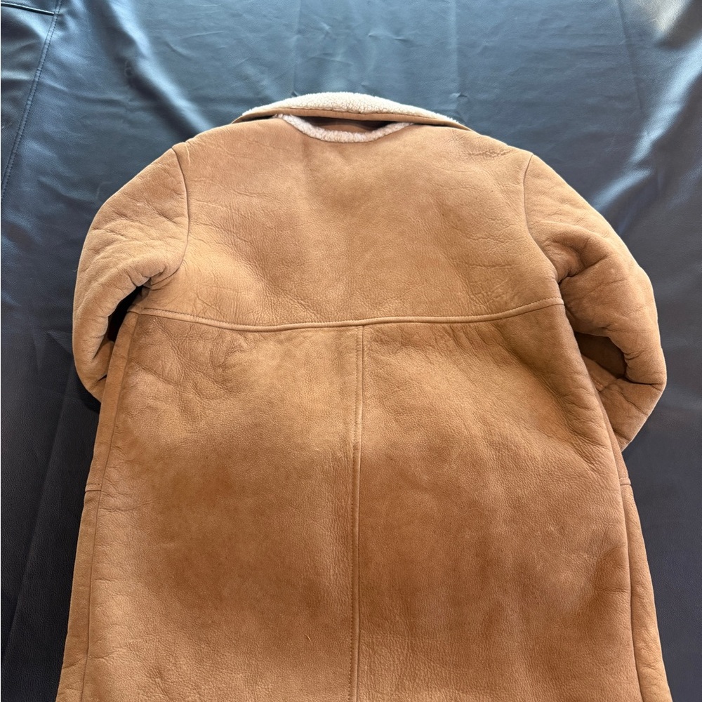 Overland Leather Coat with Shearling Lining - Picture 5 of 5